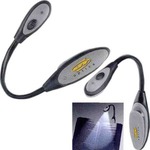 Custom Imprinted 1 Day Service Black Flex Book Lights!