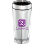 Personalized 1 Day Service Transparent Shell Travel Mugs!