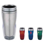 Custom Imprinted 1 Day Service Stainless Steel 16 Ounce Travel Tumblers!