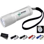 Custom Printed 1 Day Service 9 LED Flashlights!