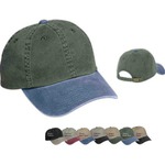 Custom Printed 1 Day Service Two Tone Washed Pigment Caps!