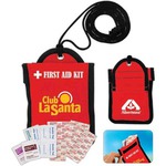Custom Imprinted 1 Day Service Travel First Aid Kits!