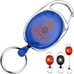 Custom Decorated 1 Day Service Translucent Retractable Key Rings!