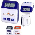 Custom Imprinted 1 Day Service Large Display Pedometers!