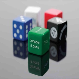 1 Inch Dice, Custom Made With Your Logo!