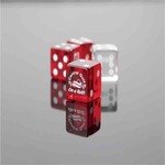 Custom Printed 1 Inch Transparent Dice!