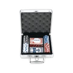 100 Chip Professional Poker Sets, Personalized With Your Logo!