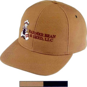 100 Percent Cotton Duck Baseball Caps and Hats, Custom Made With Your Logo!