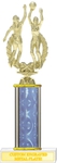 Custom Engraved Double Action Female Basketball Trophies!