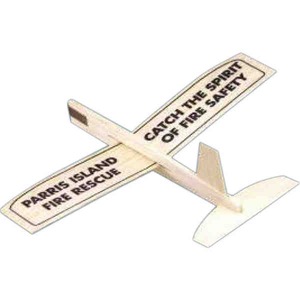 Eight-inch Balsa Wood Airplanes, Custom Imprinted With Your Logo!