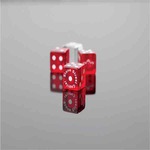 Custom Printed 3/4 Inch Transparent Dice!