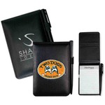 Personalized 3 Day Service Faux Leather Executive Memo Desk Sets!
