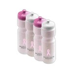 Custom Decorated 3 Day Service Pink 28oz Bike Sports Bottles!