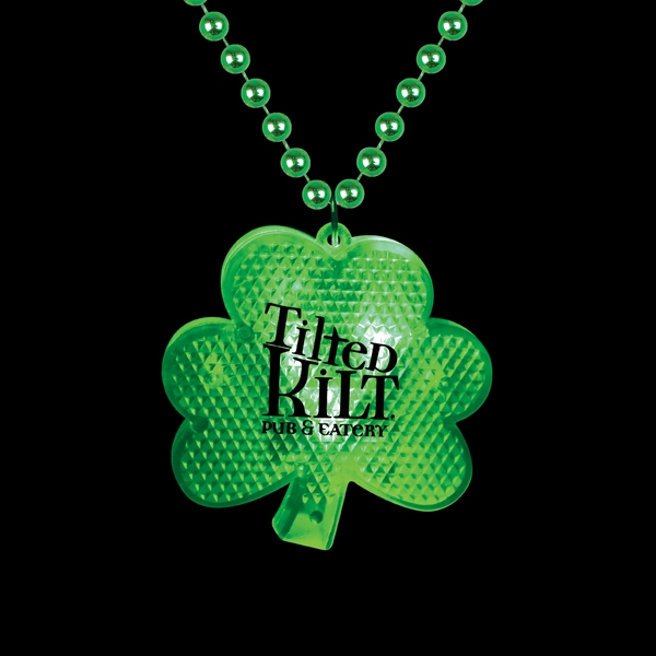 St. Patrick's Day Holiday Lighted Pendants, Custom Made With Your Logo!