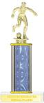 Personalized Small Female Kicker Soccer Trophies!