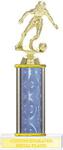 Custom Made Female Action Soccer Player Trophies!