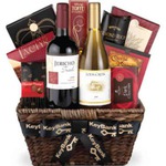 Custom Made Wine Connoisseur Gift Baskets!
