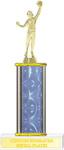 Personalized Male Out Fielder Baseball Trophies!