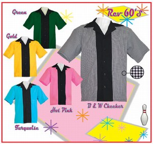 60s Bowling Shirts, Custom Designed With Your Logo!
