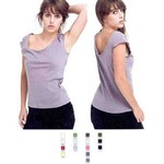Custom Imprinted American Apparel Sheer Jersey 2 Sided Tops For Women!