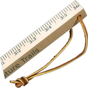 Natural Wooden Yardsticks, Custom Imprinted With Your Logo!