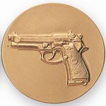 Custom Engraved 9MM Beretta Emblems and Seals!