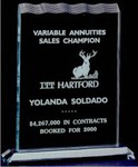 Custom Engraved Tidal Series on Acrylic Base