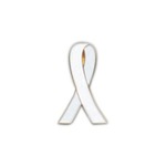 Custom Printed Awareness Ribbon Pins