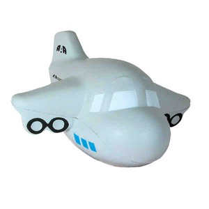 Airplane Stress Ball Squeezies, Custom Imprinted With Your Logo!