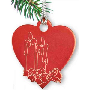 Aluminum Christmas Ornaments, Custom Imprinted With Your Logo!