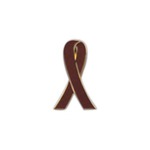 Custom Printed Awareness Ribbon Pins