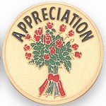Custom Engraved Appreciation Flowers Emblems and Seals!