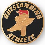 Custom Engraved Athlete Outstanding Emblems and Seals!