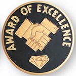 Custom Engraved Award of Excellence Emblems and Seals!