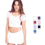 Custom Imprinted American Apparel Baby Rib Crop Tops For Women!