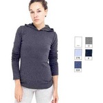 Custom Imprinted American Apparel Baby Rib L/S Hoodies For Women!