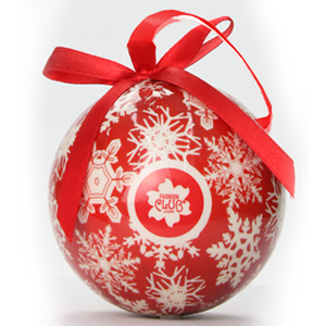Ball Christmas Ornaments, Custom Imprinted With Your Logo!
