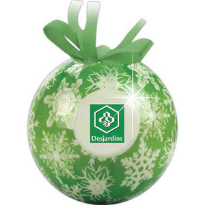 Ball Christmas Ornaments, Custom Imprinted With Your Logo!