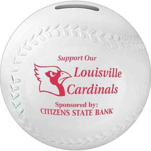 Baseball Banks, Custom Imprinted With Your Logo!