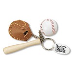 Custom Printed Baseball Key Chain