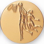 Custom Engraved Basketball Female Emblems and Seals!