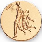 Custom Engraved Basketball Male Player Emblems and Seals!