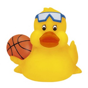 Basketball Rubber Ducks, Custom Imprinted With Your Logo!
