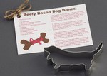 Custom Imprinted Basset Hound Stock Shaped Cookie Cutters!