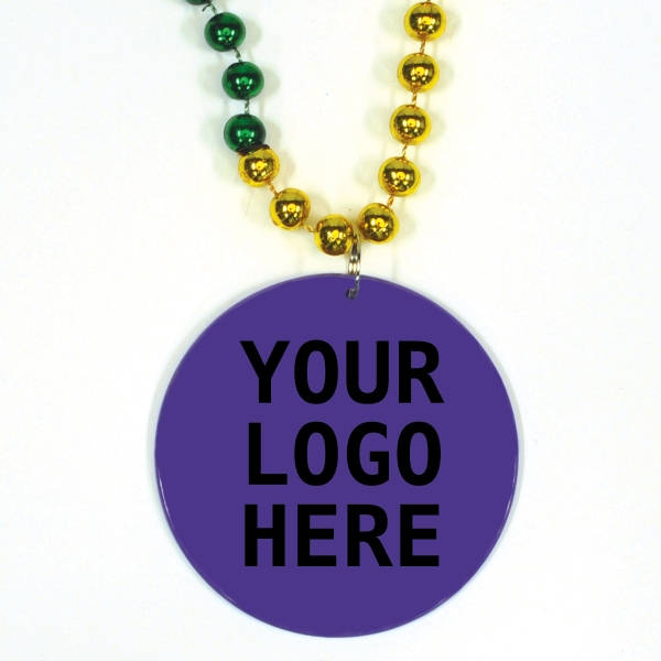 Mardi Gras Beads, Custom Printed With Your Logo!