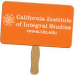 Personalized Rectangle Stock Shaped Paper Fans!
