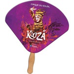 Custom Imprinted Seashell Stock Shaped Paper Fans!
