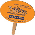 Custom Made Football Stock Shaped Paper Fans!