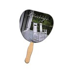 Custom Imprinted Palm Leaf Stock Shaped Paper Fans!