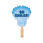 Custom Made Feather Stock Shaped Paper Fans!